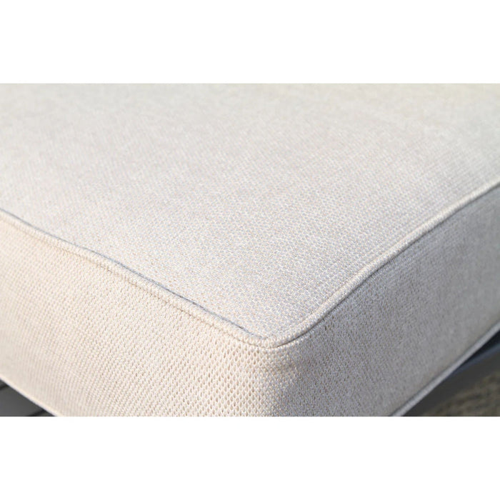 Modern Patio Wicker Loveseat With Cushions