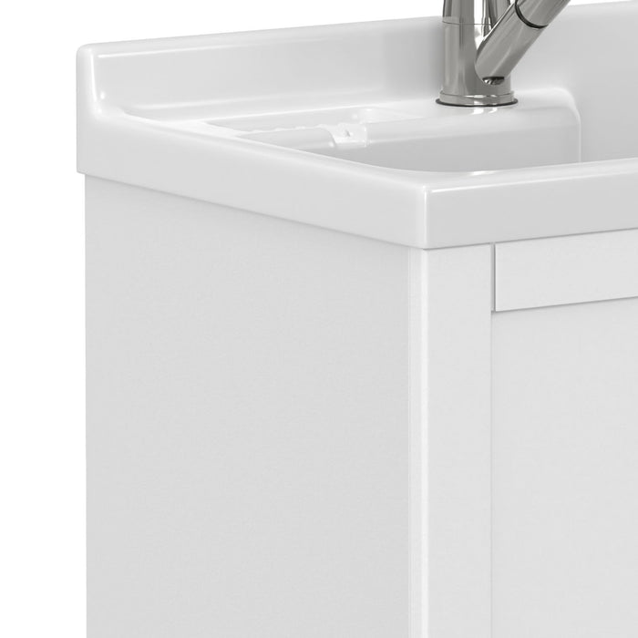 Kyle - Laundry Cabinet & Faucet And Stainless Steel Sink