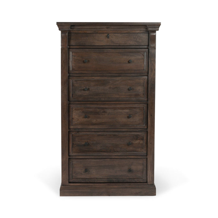 Adelaide - Wood 6 Drawer Chest - Cocoa Brown