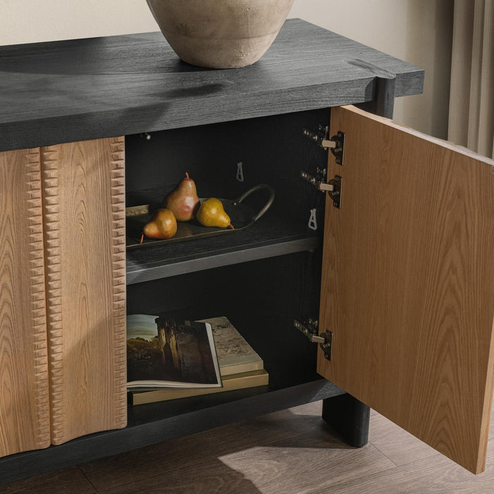 Ellison - 4 Door Cabinet - Shoreline Noir