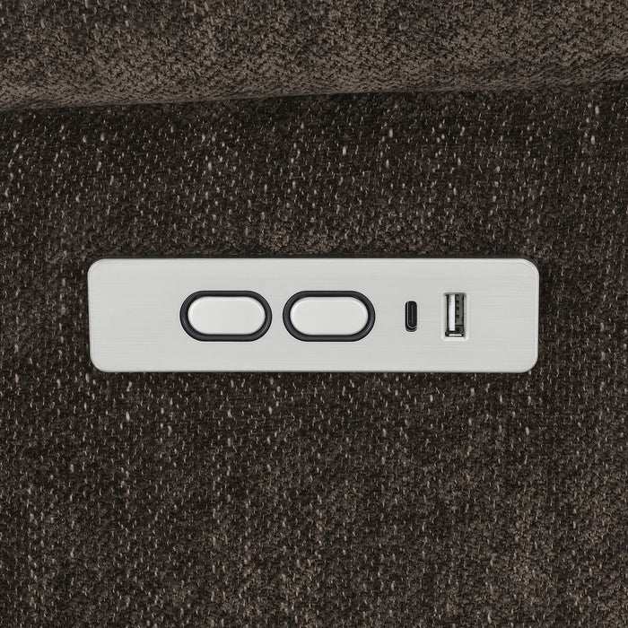 Beca - Upholstered Power Lift Recliner With Cupholders And USB Charging