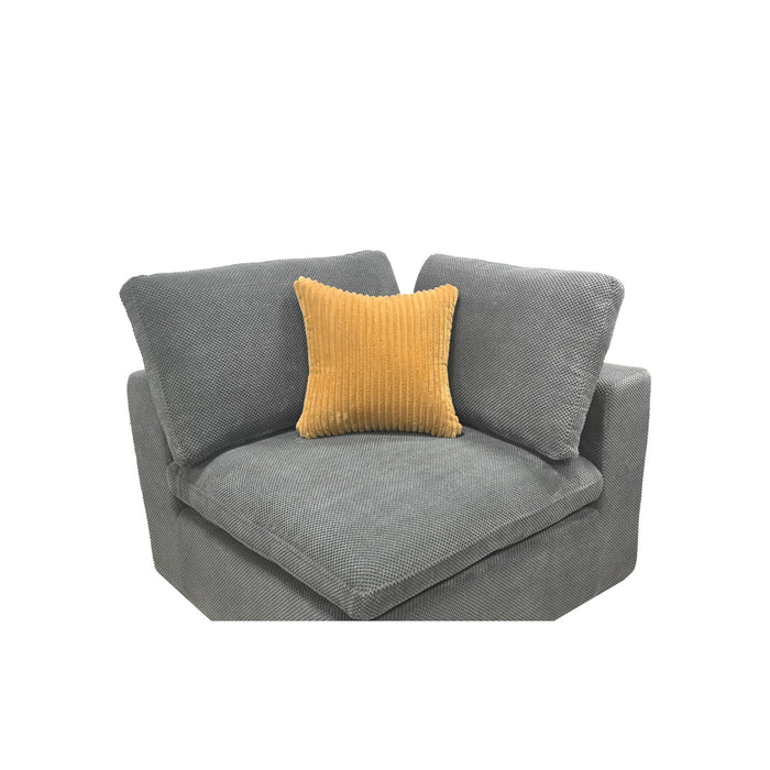 Custom Configuration Modular Sectional & Toss Pillows