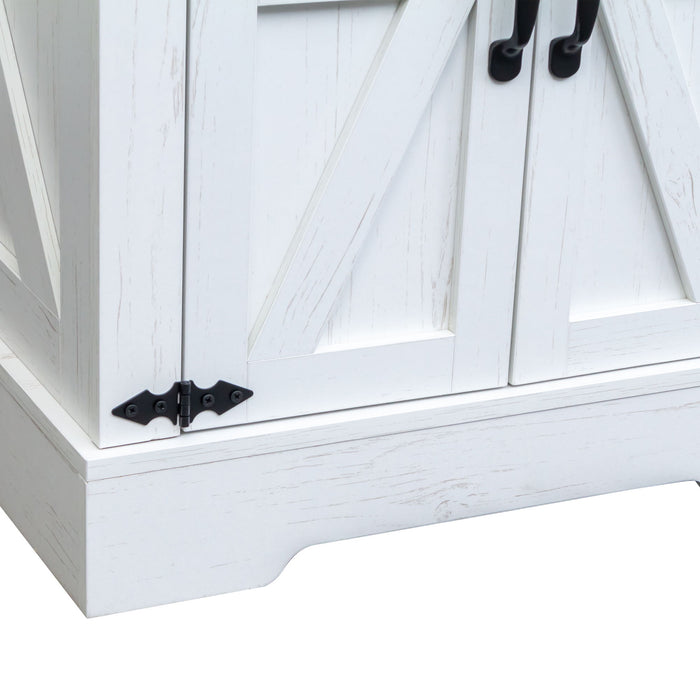 Nightstand With Adjustable Shelf