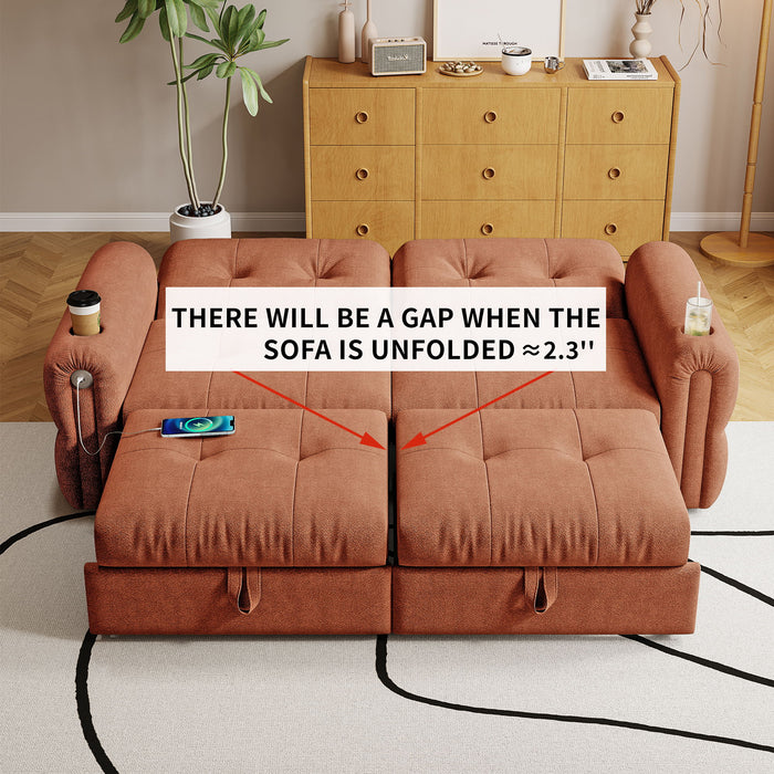 Cloud Like Convertible Sofa Bed With For Living Room