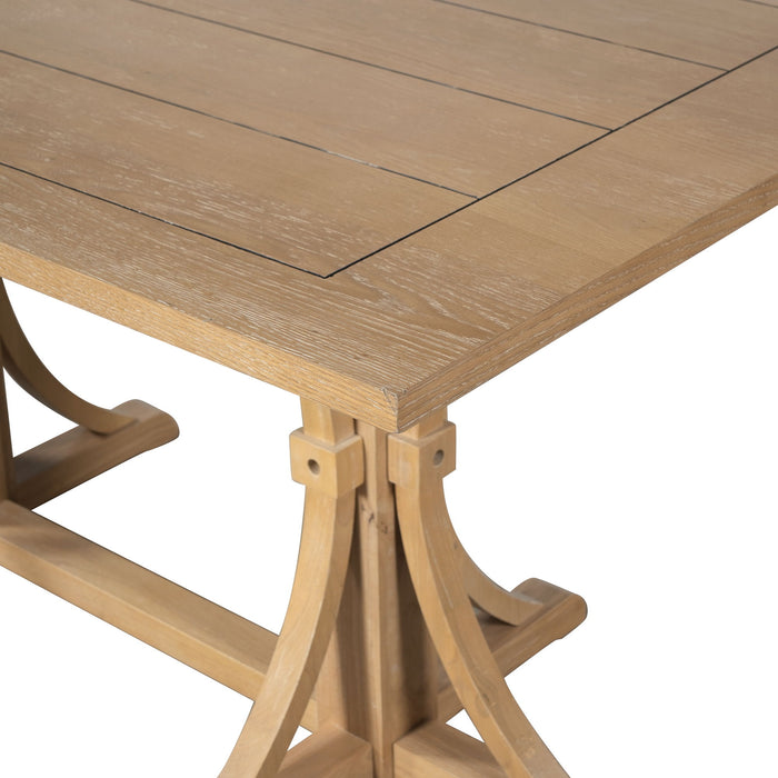 Dining Table With Trestle Base