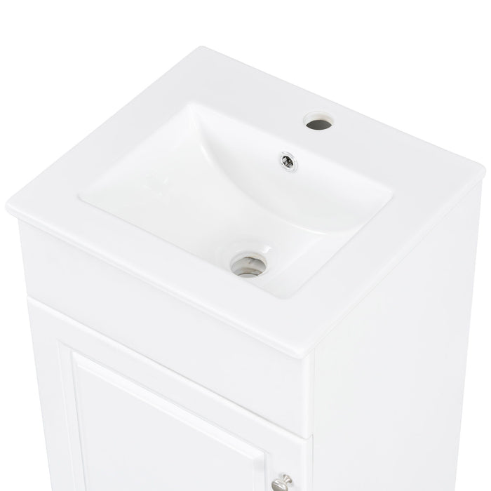 Bathroom Vanity With Sink, Cabinet With Adjustable Shelf