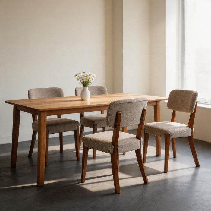 Contemporary Armless Dining Chairs (Set of 2)