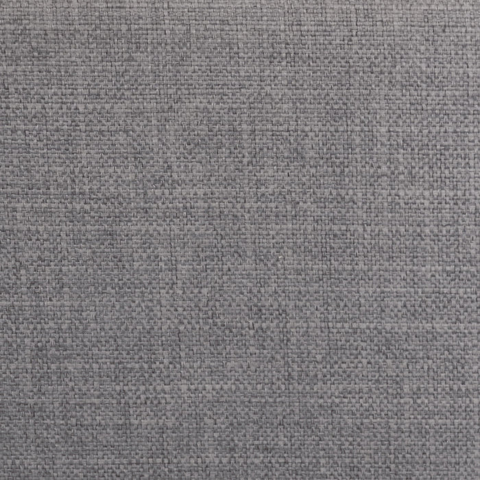 California King Upholstered Panel Bed With Tufted Headboard - Gray