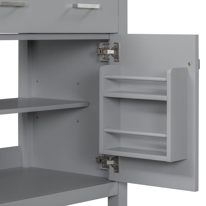 Bathroom Vanity With Ceramic Sink, Modern Single Bathroom Cabinet With 2 Doors And A Shelf, Soft Close Doors