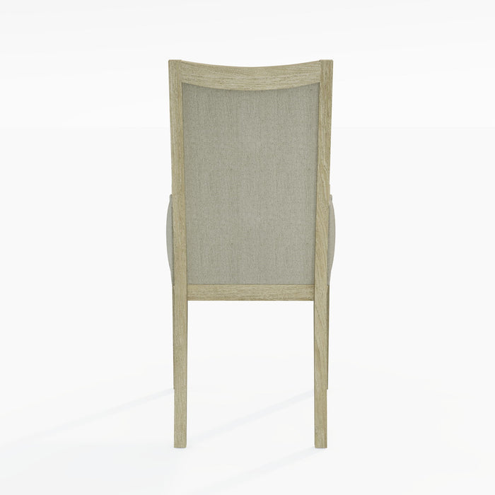 Adeline - Upholstered Arm Chair - Natural Wood Wash