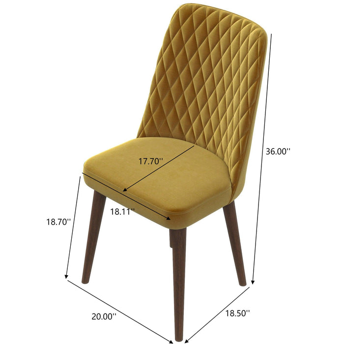 Katie - Mid-Century Modern Dining Chair (Set of 2)