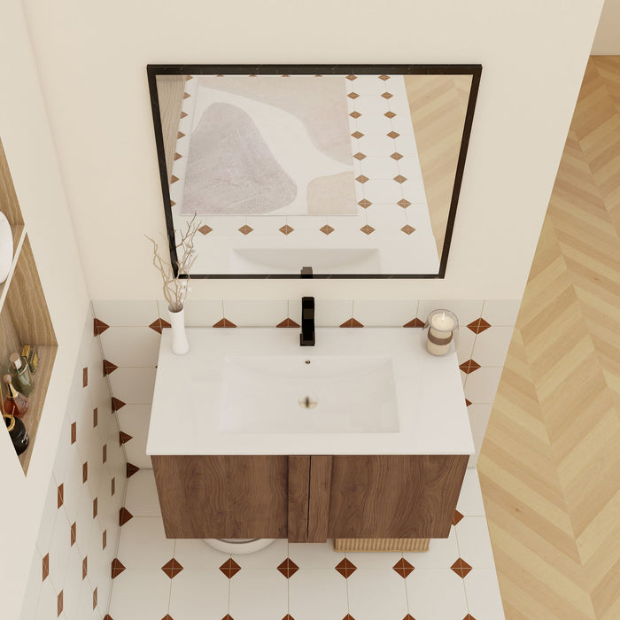Floating Bathroom Vanity With Sink Combo