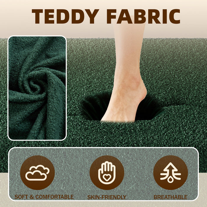 Modern Floor Sleeper Sofa Bed With 2 Pillows, Convertible Twin Size Folding Mattress For Living Room