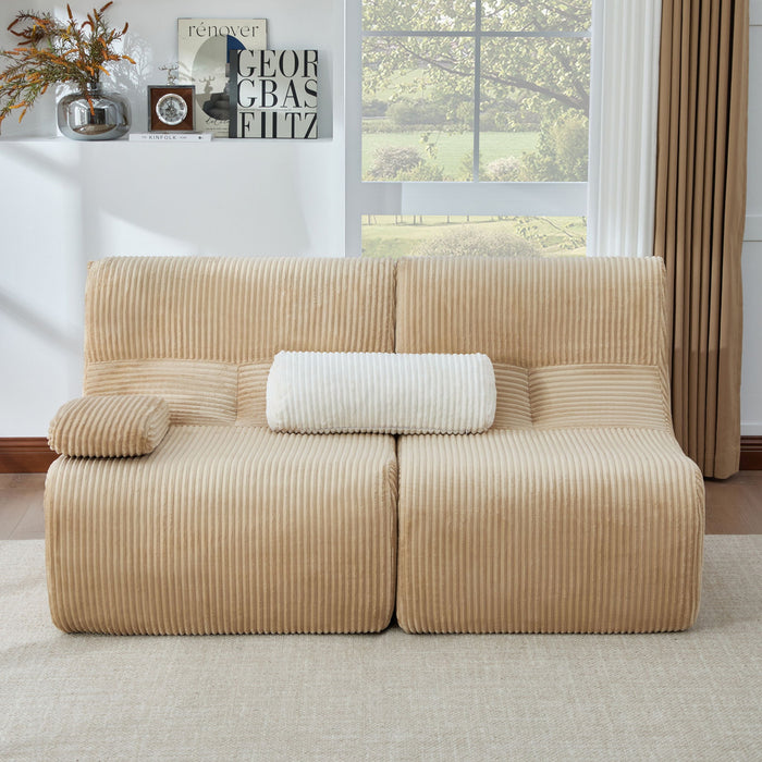 Modern Sectional Loveseat With Ergonomic Design
