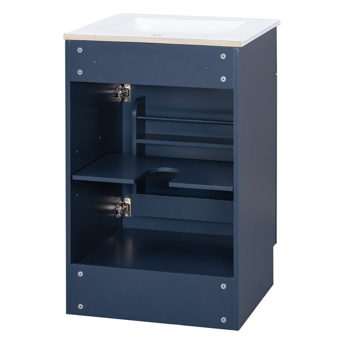 Bathroom Vanity With Sink, Cabinet With Adjustable Shelf