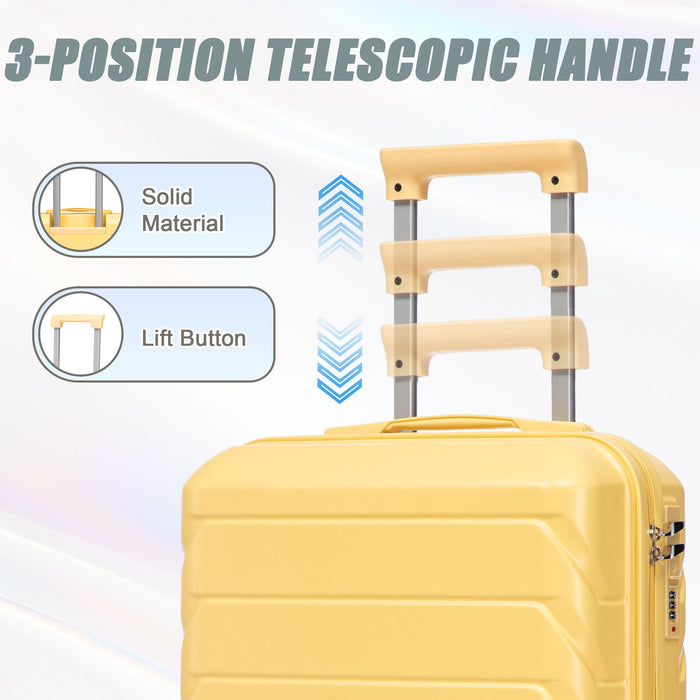 Spinner Luggage Set With Combination Lock
