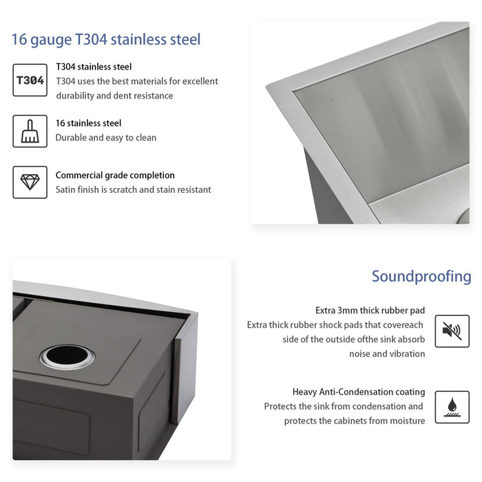 Farmhouse Double Bowl Sink With 50/50 Layout