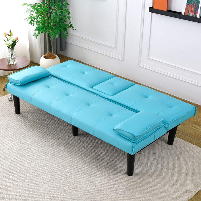 Sofa Bed With Foldable Design And Cup Holder