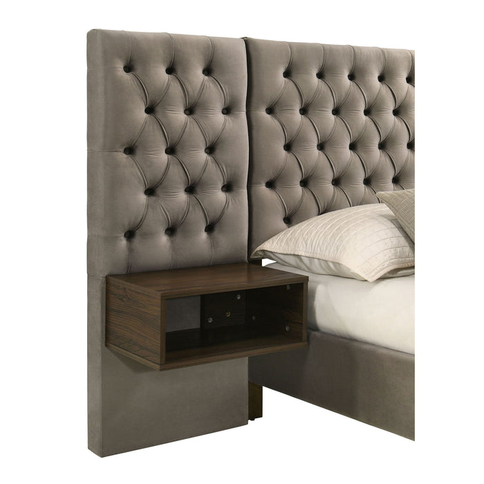 Kiah - Platform Bed With Floating Nightstands