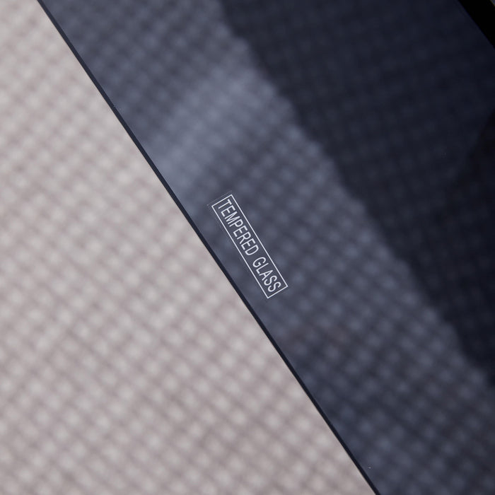 Modern Transparent Tempered Glass Sidetable