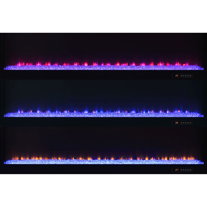 TV Stand Fireplace Console With Bluetooth Speaker