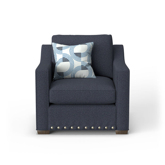 Milo - Fabric Chair With Nailhead Trim