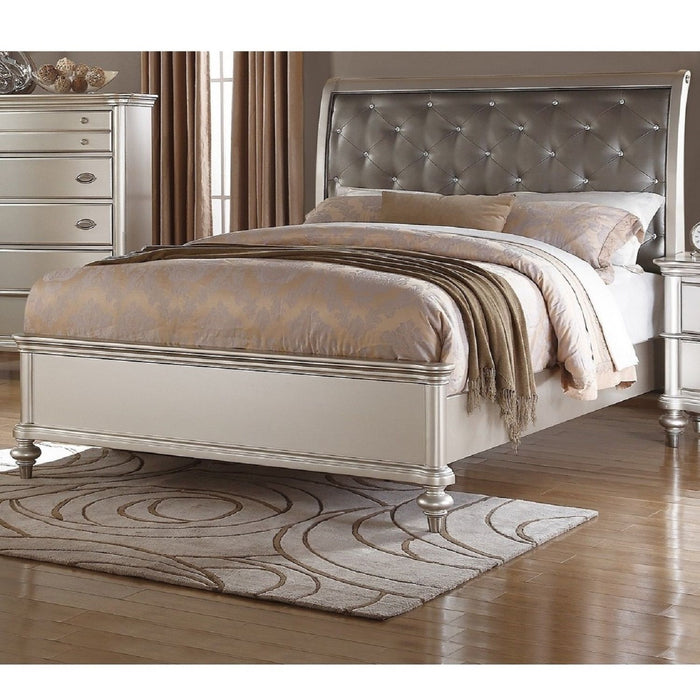 Tufted Headboard Bed