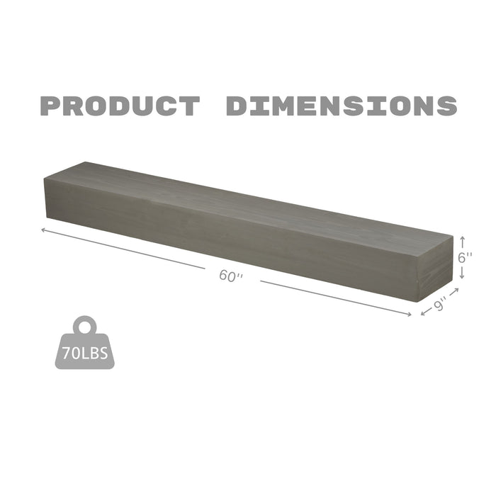 Fireplace Mantel Floating Shelf For Home Decor