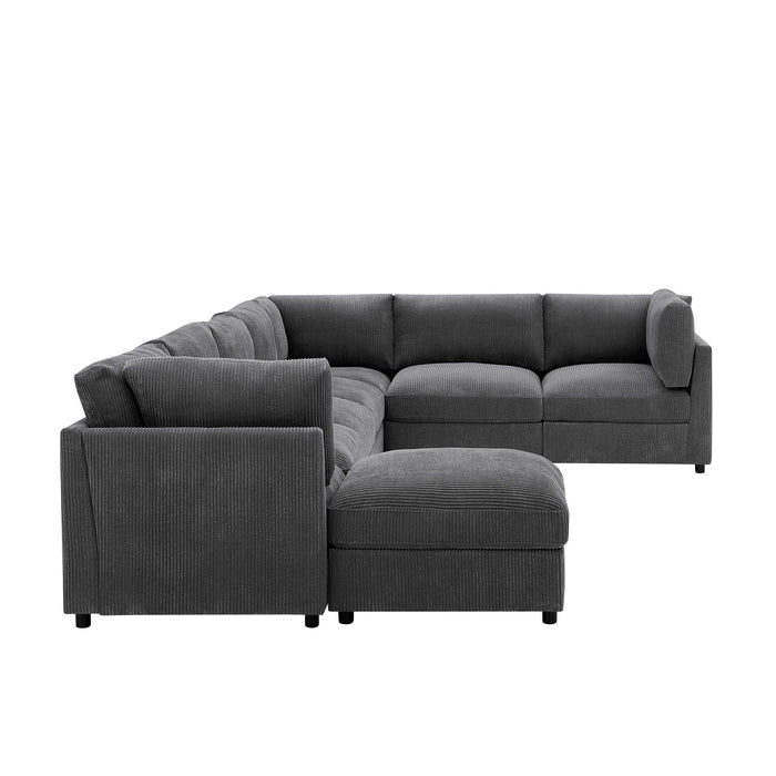 Modern Reversible Modular Sectional