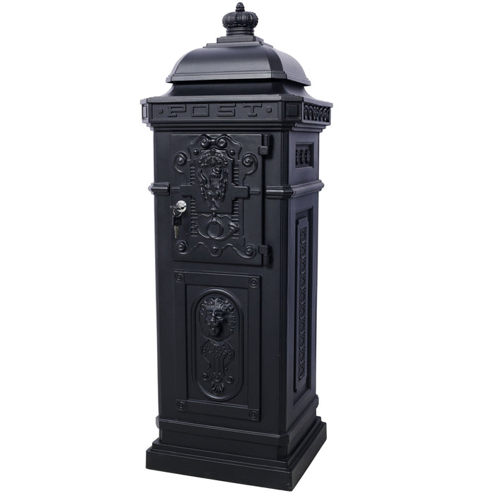 Mailboxs Residential Large-Capacity Letter Box, Rainproof Postbox Statue