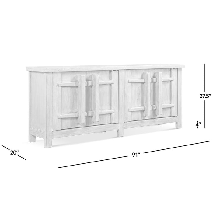 Rowan - 4 Door Sideboard Cabinet - Natural