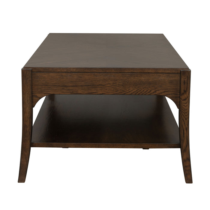 Sylvie - Rectangular Coffee Table - Dark Brown