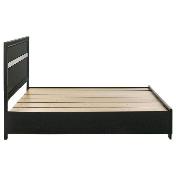 Eastern - King Storage Platform Bed 2 Drawer - Black