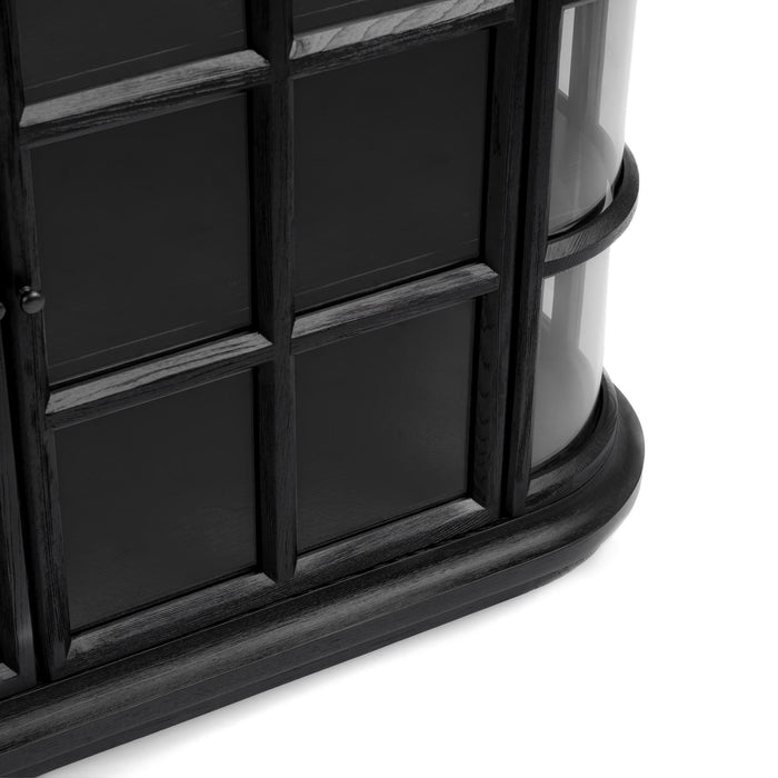 Carson - 4 Door Cabinet - Loft Black