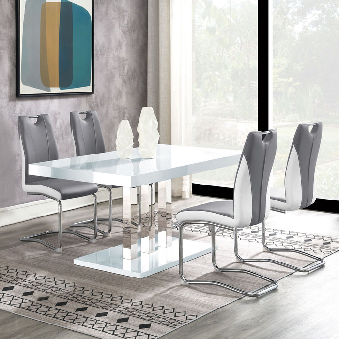 Jernigan - Upholstered Dining Side Chair (Set of 4) - Gray