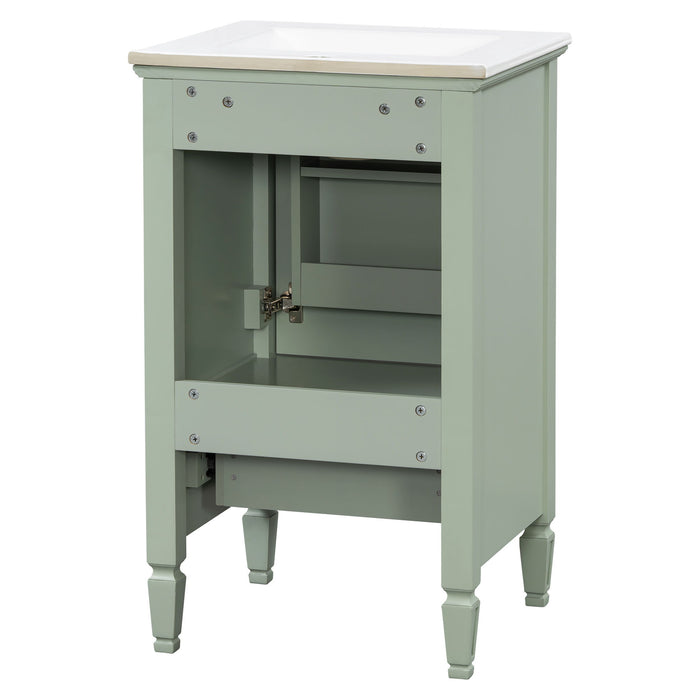 Retro Bathroom Vanity With Sink