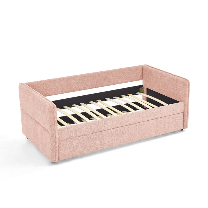 Upholstered Daybed With Pop Up Trundle