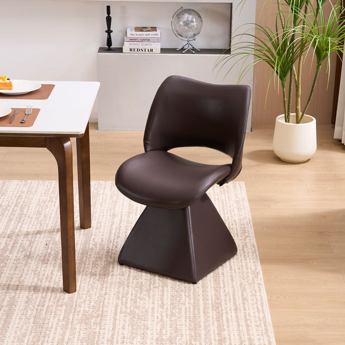 Modern Swivel Dining Chair With High Back