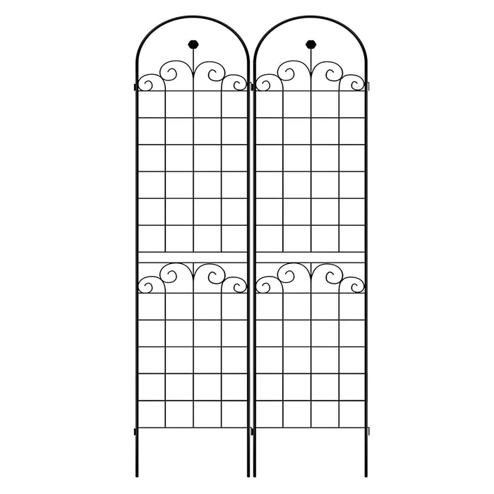 Metal Garden Trellis For Climbing Plants Outdoor Rustproof Plant Support Rose Trellis Netting Trellis