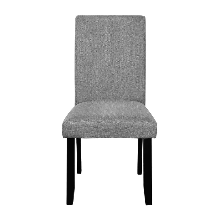 5 Piece Round Dining Table Set, Modern Table And 4 Upholstered Chairs For Dining Room