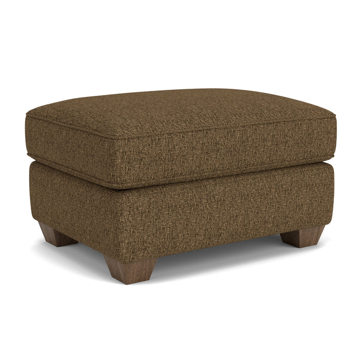 Carson - Ottoman, Heavy Thread Stitching
