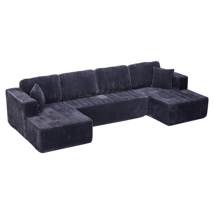U-Shape Modular Sectional Sofa For Living Room