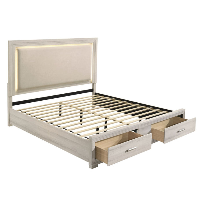 Colorado - Bed With Upholstered LED Headboard