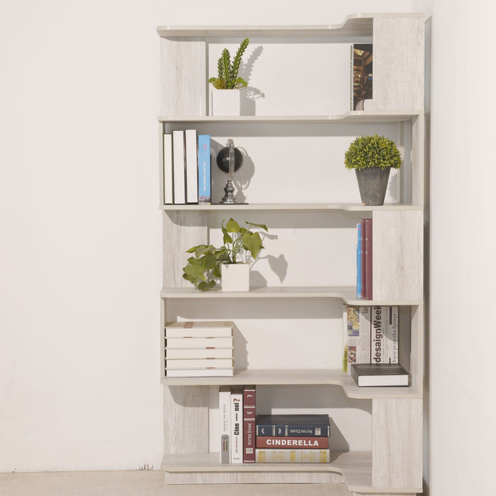 L-Shaped Corner Bookshelf