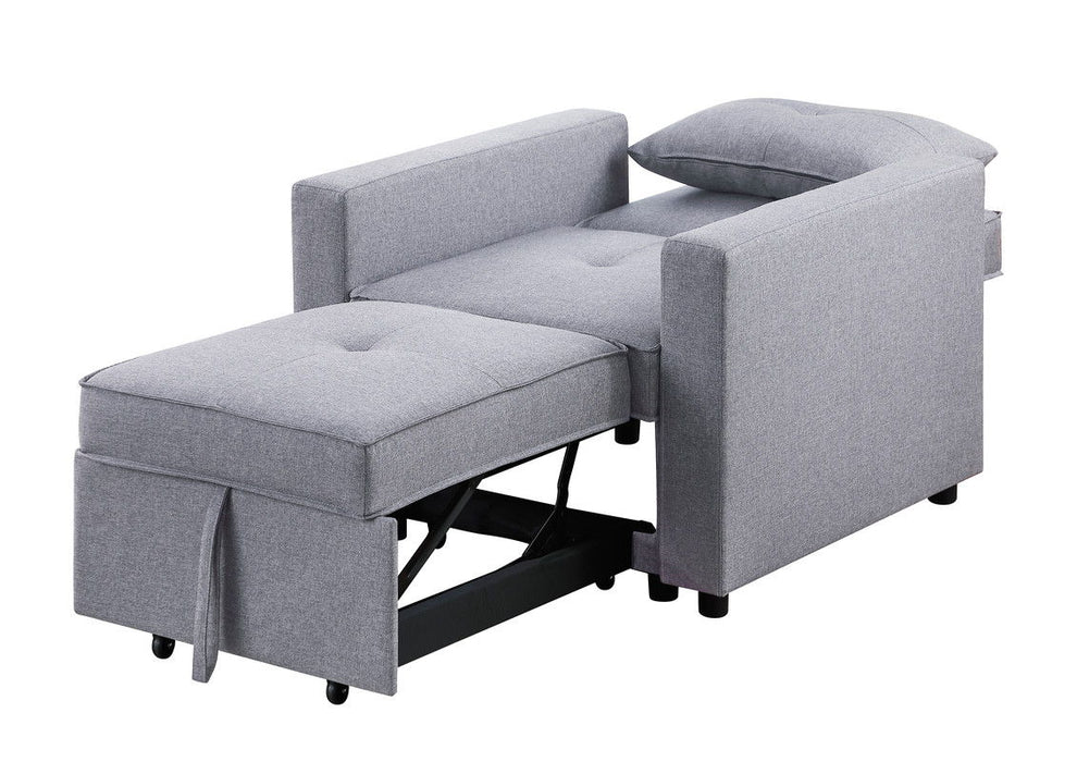 Zoey - Convertible Sleeper Chair With Side Pocket