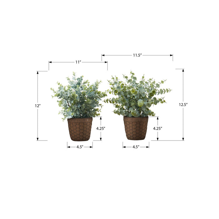 Artificial Eucalyptus Grass (Set of 2)
