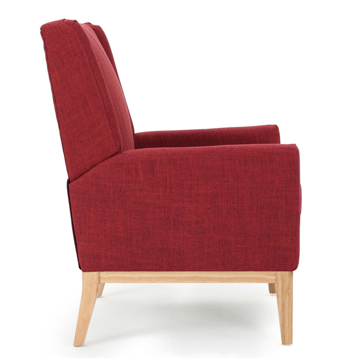Modern Accent Chair With Padded Cushion Seat