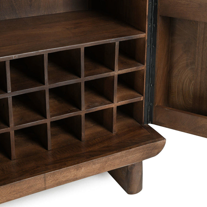Holmes - Bar Cabinet - Artisan Brown