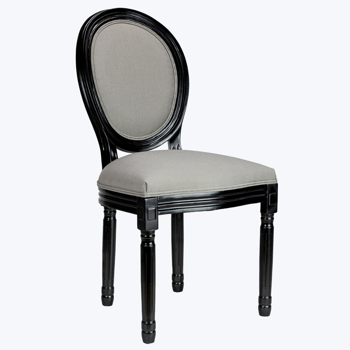 Upholstered & Round Back Dining Chairs (Set of 2)