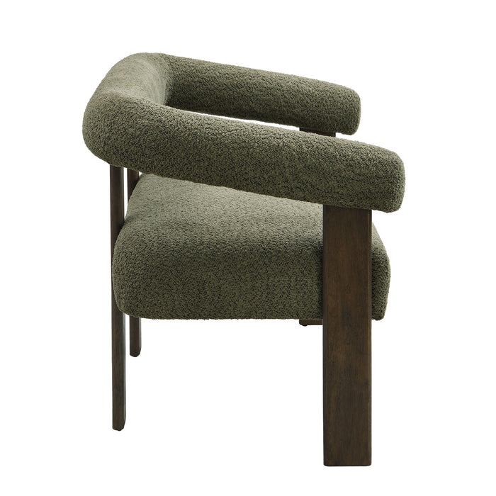 Modern Round Armrest Loveseat